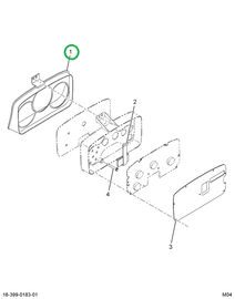 2589275C91 Bezel, Instrument Cluster, W/