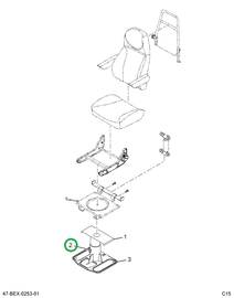 2589437C1 KNOB SEAT HEIGHT ADJUST