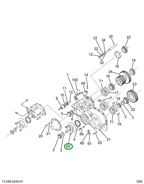 2589496C1 YOKE & DEFLECTOR ASSY