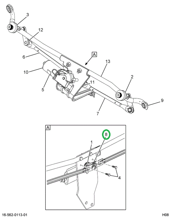 2589989C1 Lever, Drive Windshield Wiper
