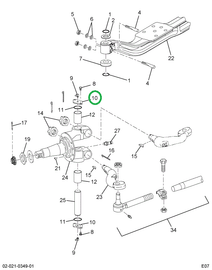 2590250C1 CAP-KING PIN BUSHING I80S