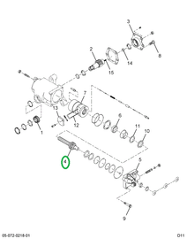 2590571C91 Shaft, Steering Gear Cam /actu