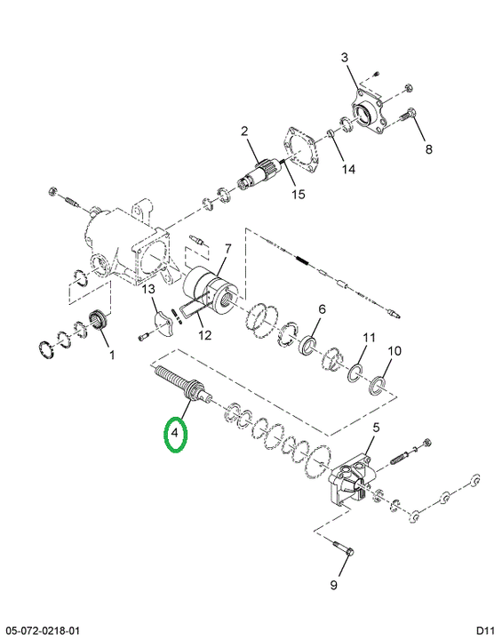 2590571C91 Shaft, Steering Gear Cam /actu