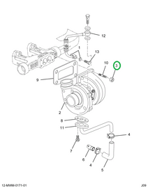 2591241C1 NUT M10 LOCK
