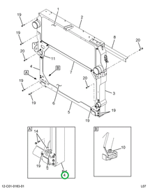 2591563C91 CHANNEL,LH SIDE FRAME ASSY