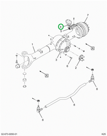 2591780C91 Bracket Assembly, Brake Left H