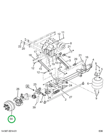2591903C91 Hub And Drum Assembly, Rear Wh