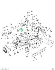 2591953C1 Plate Assembly, Bag Upper Righ