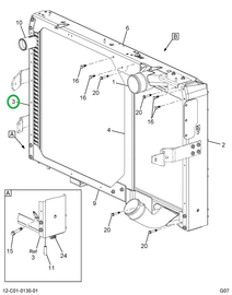 2592283C91 FRAME,KIT RAD SUPPORT LH FRAME