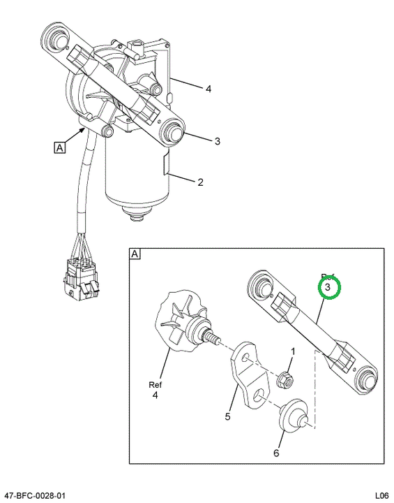 2592595C1 Linkage, Windshield Wiper