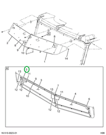 2592678C1 Bracket, Sun Visor Driver Half