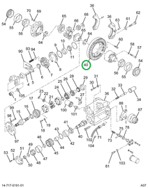 2592704C91 Gear Set, Differential, R/p 4.