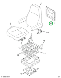 2593454C91 SUPPORT,KIT SEAT SNGL CHAMBER