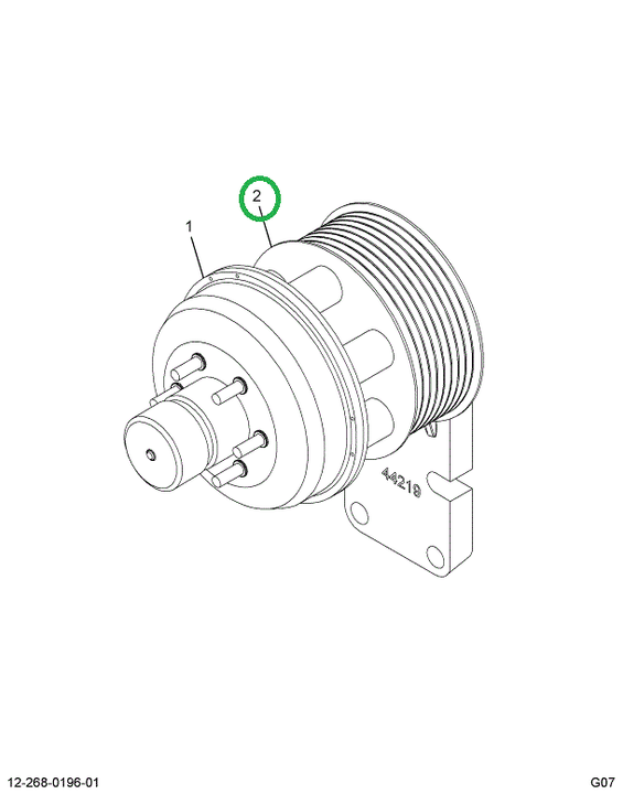 2593890C91 HUB FAN DRIVE PULLEY