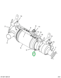 2594129C1 GASKET V-BAND FLANGE