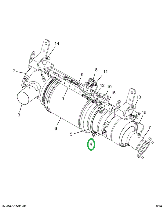 2594129C1 GASKET V-BAND FLANGE