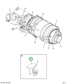 2594436C91 BAR HVUC CLIPPING ASSY