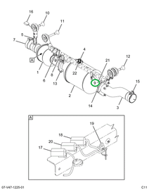 2594553C1 ROD HANGER CLIPPING BAR REAR