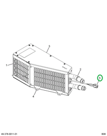 2594604C92 BLOWER MTR W/RESISTR & HARNESS