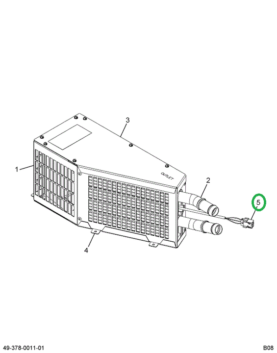 2594604C92 BLOWER MTR W/RESISTR & HARNESS