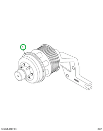 2594643C91 HUB PULLEY AND BASE