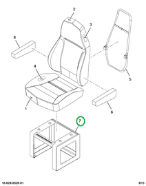 2594753C91 PEDESTAL SEAT