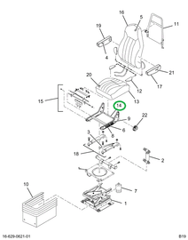 2594756C1 FRAME SEAT LOWER