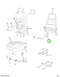 2594758C1 FRAME SEAT LOWER