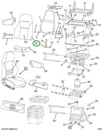 2595486C91 Cushion, Back Air Lumbar Charc