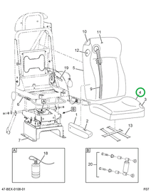 2595821C1 UPHOLSTERY SEAT CUSHION DRIVE