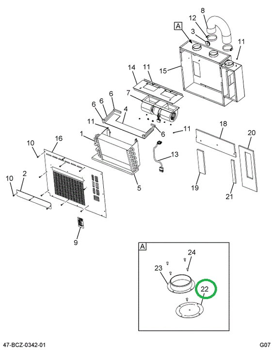 2596120C1 VALVE  FLAP BACK DRAFT