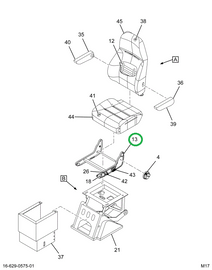 2596224C1 FRAME SEAT LOWER