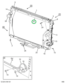 2596276C92 FRAME,KIT TOP FRAME W/ISOLATOR