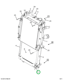 2596335C91 CHANNEL,FRAME BOTTOM ASSY