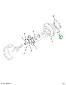 25963R1 BOLT  3/4-NF X 2-1/4 PHC TYPE