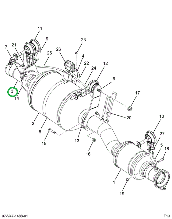 2596408C92 OUTLET ASSY FOR HH 10.5