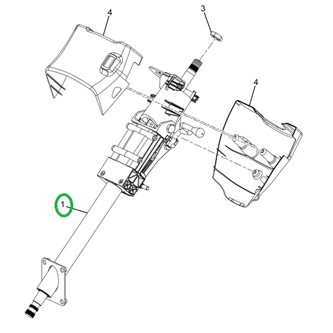 2596791C91 HOUSING STRG COLUMN TILT  KIT