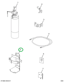 2597063C1 Bracket, Mounting Fire Extinqu