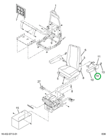 2598258C91 Cover, Foam Armrest Y