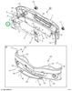 2598438C1 BRACKET BUMPER BRACE LH