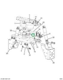 2598761C1 BUSHING CAB BUMPER JOUNCE