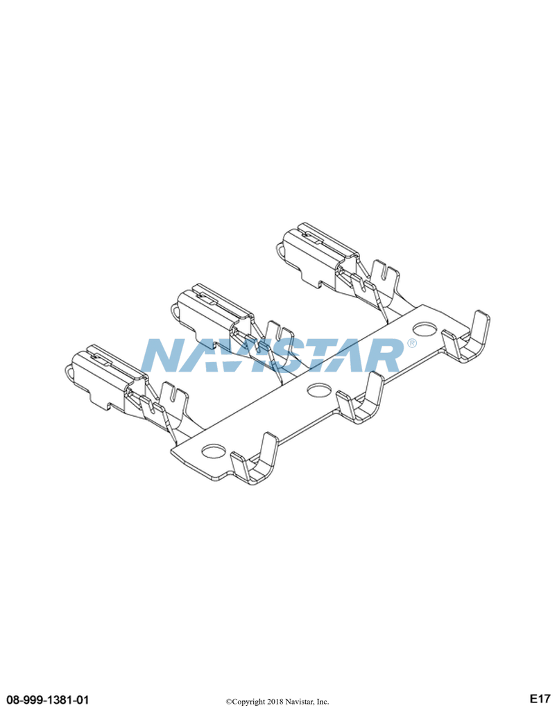 3515516C1 TERMINAL CABLE  BUS BAR 3-WAY