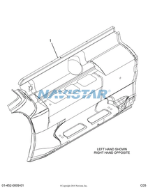 3525242C1 PANEL CHASSIS SKIRT FRONT-RT