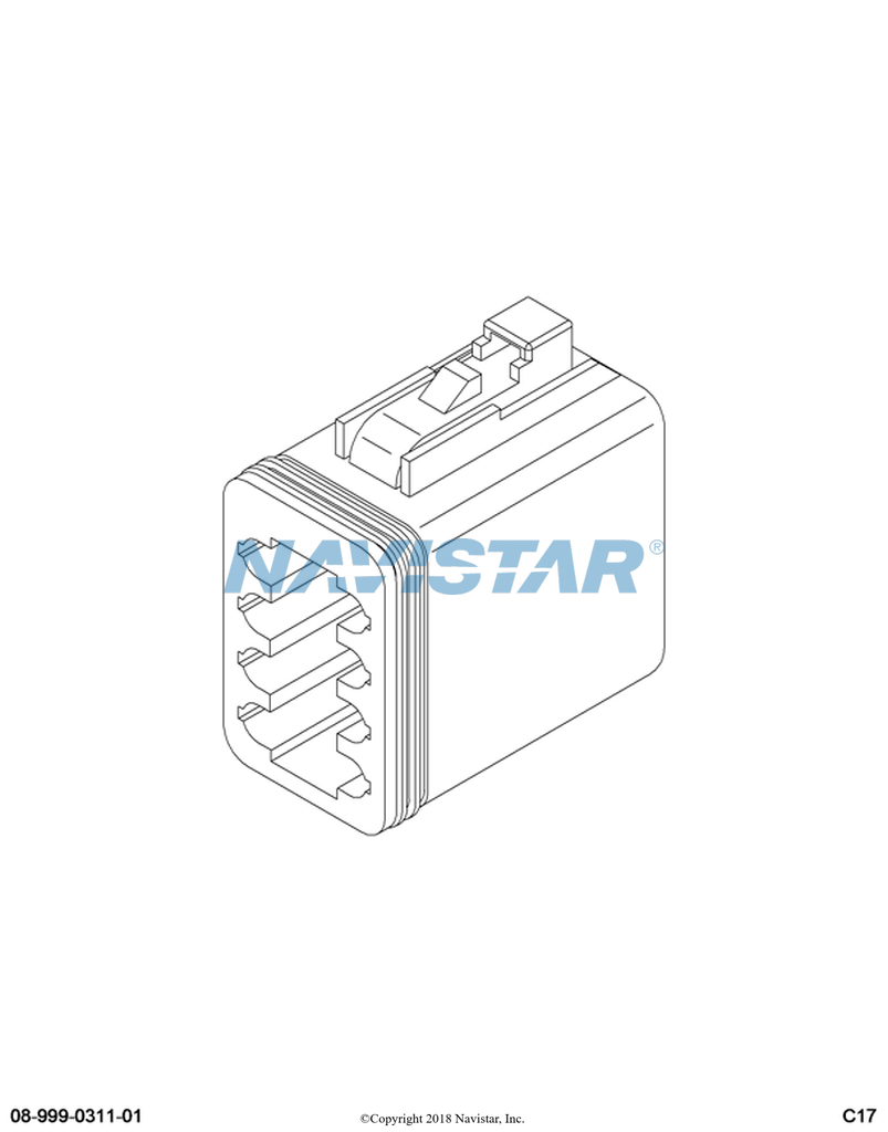 3534763C1 CONNECTR,CONNECTOR CABLE SEE 1