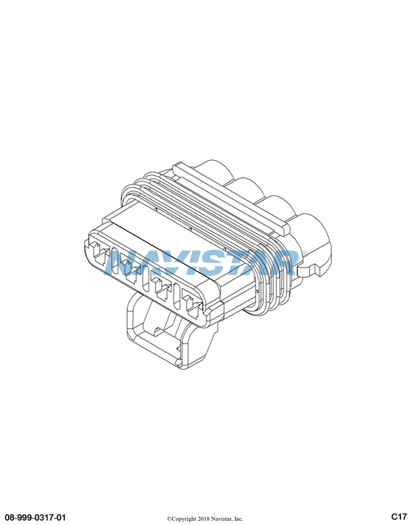 3535482C1 CONNECTR,CONNECTOR BODY*4-WAY