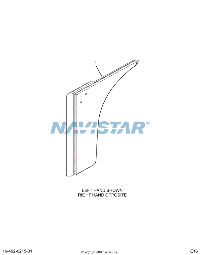 3536633C3 PANEL,CAB SKIRT FRT LH