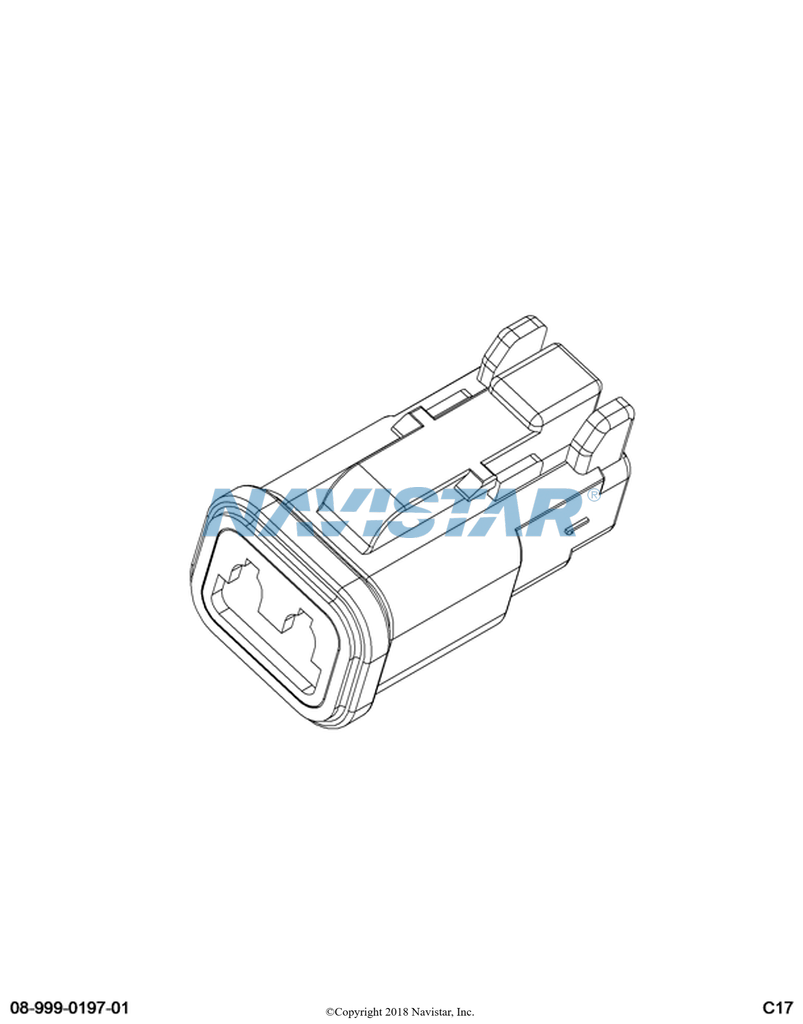 3539777C1 CONNECTR,CONNECTOR PLUG 2-WAY