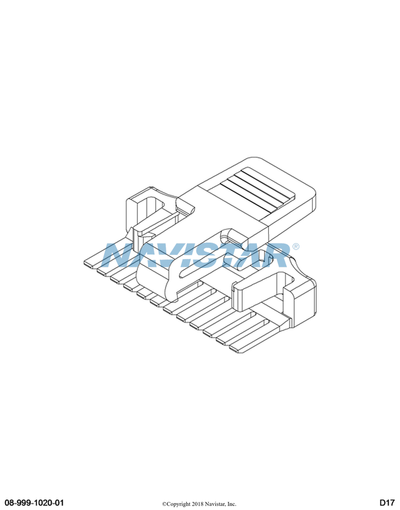 3539892C1 LOCK CONNECTOR BODY*24 POS DEL