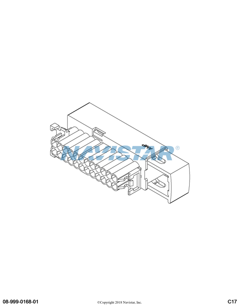 3558026C1 CONNECTR,CONNECTOR BODY*AMP JR