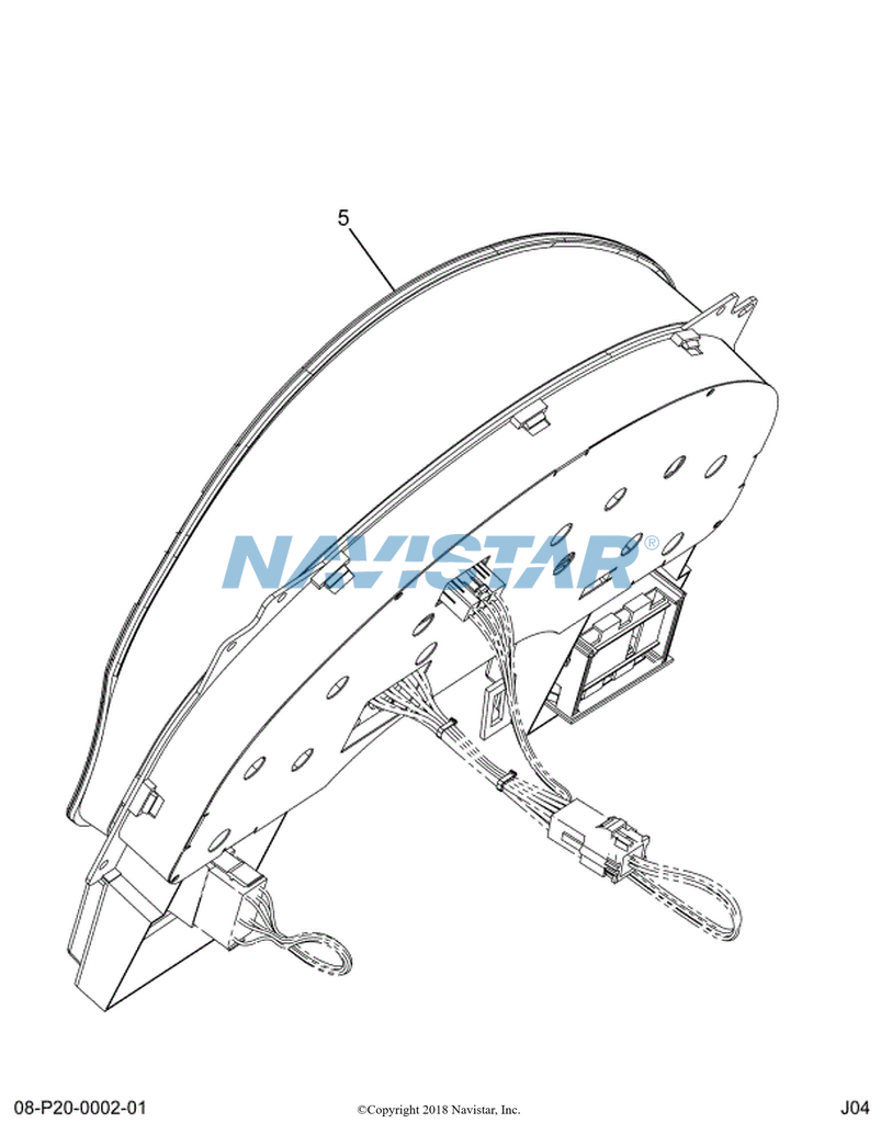 3558551C92 HOUSING INSTR CLUSTER  N/PRNDL